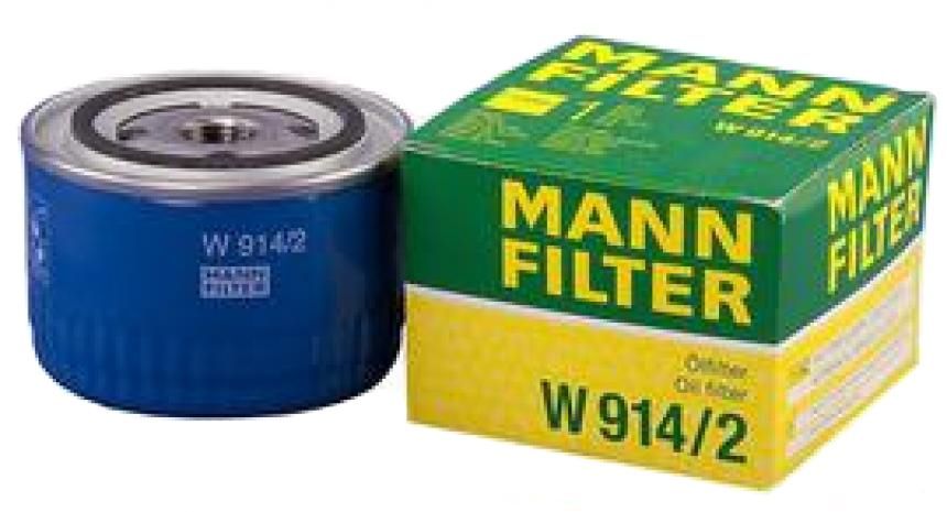 MANN FILTER W914/2 (LADA 2108-12/Kalina/Priora/Granta/Vesta/X-Ray)